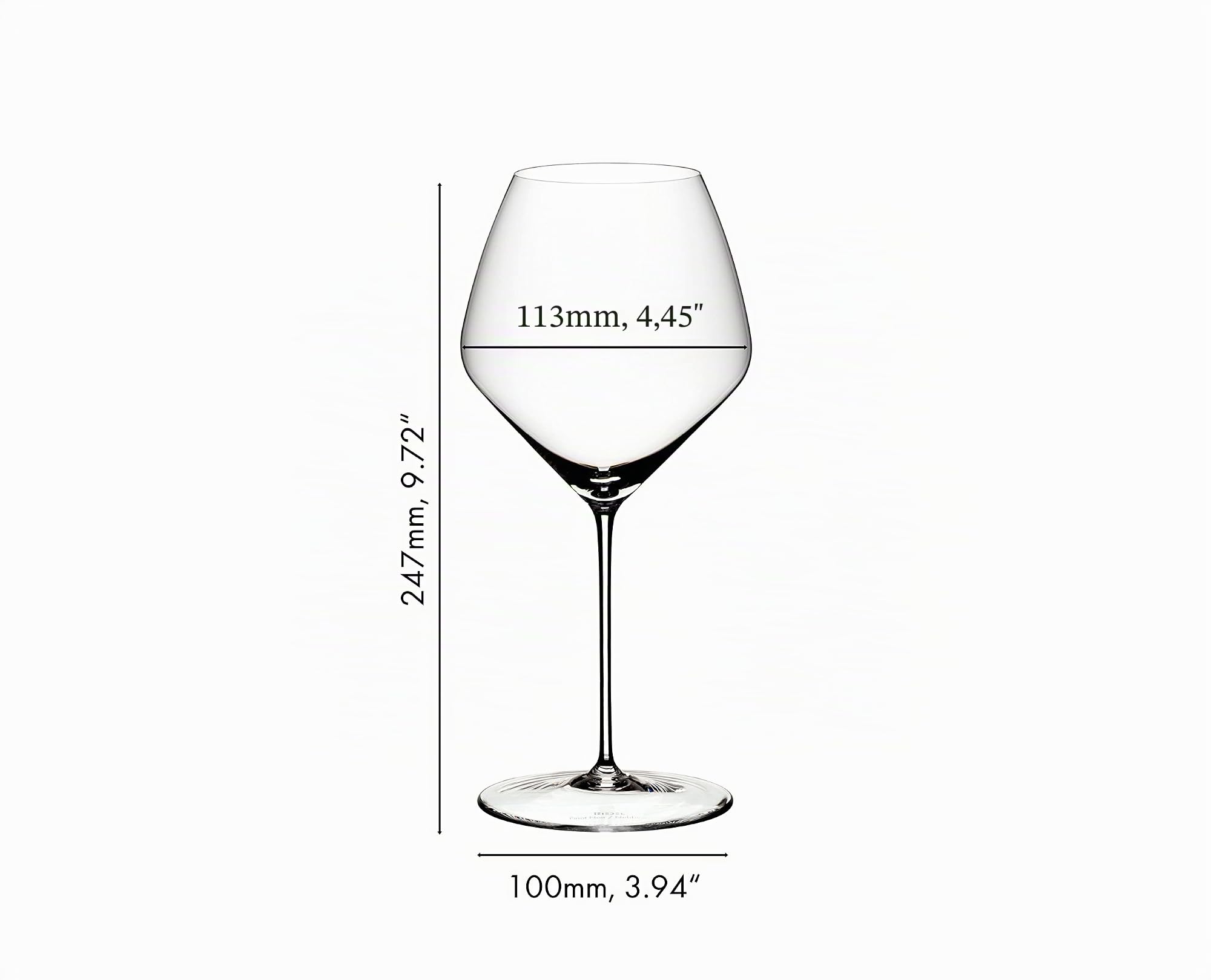 RIEDEL Veloce Pinot Noir/Nebbiolo - 2er Set, Weinglas, Kristallglas, Spülmaschinenfest - 6330/07