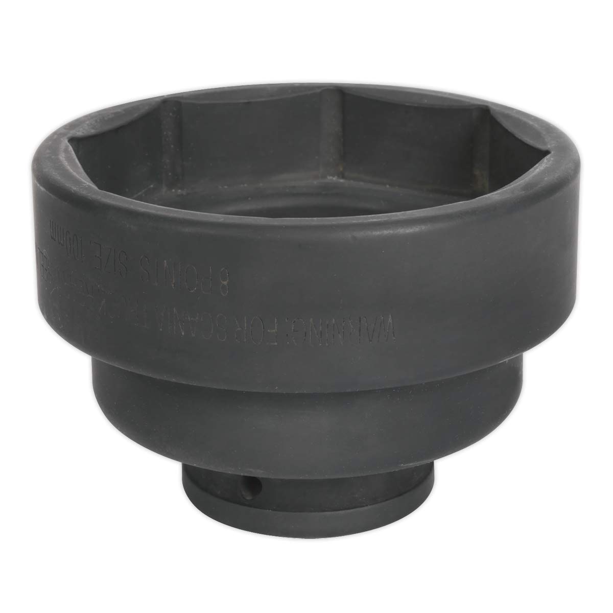 Douille pour écrou d'essieu Scania Sealey CV004 hexagonale 3/4 pouce 100 mm