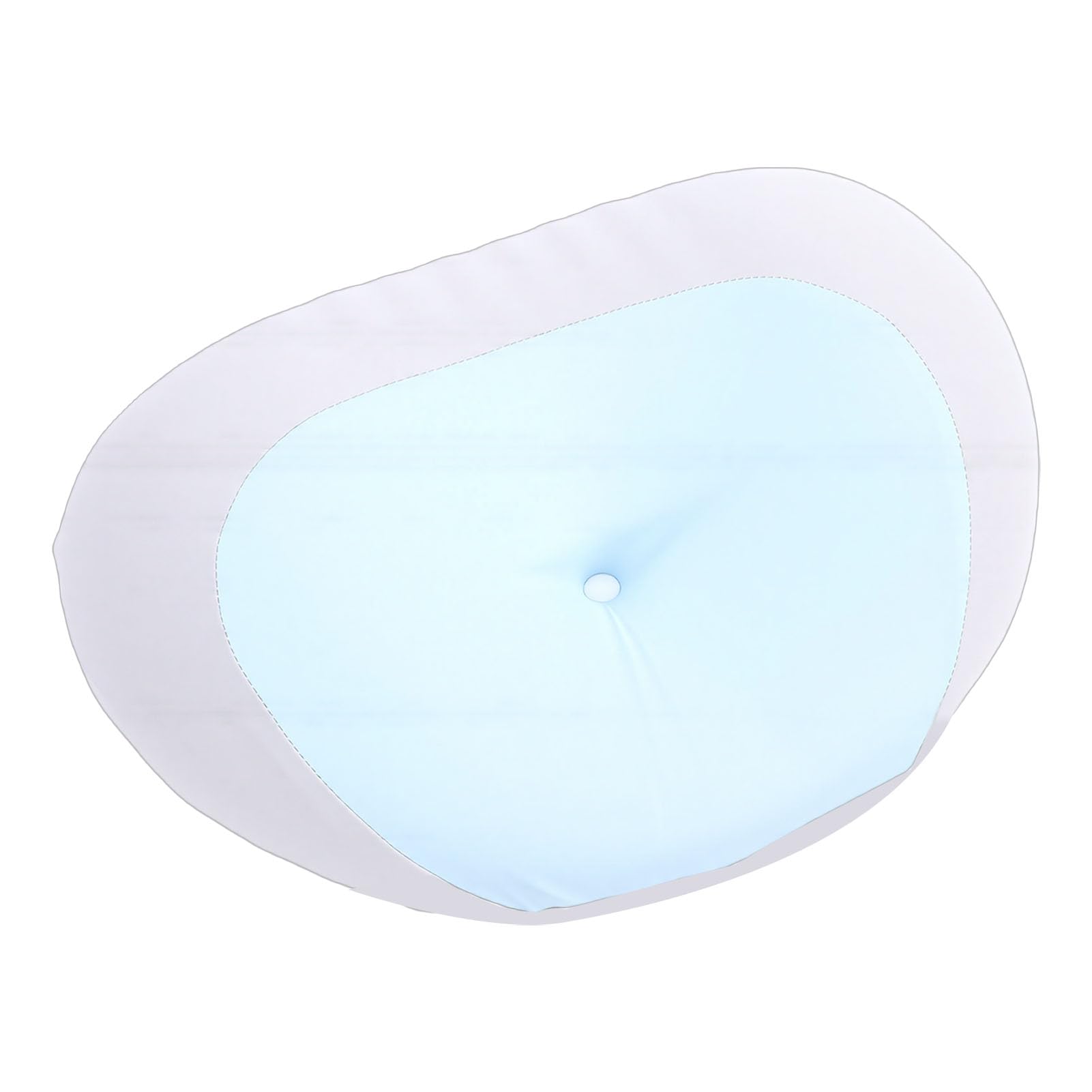 Cuscino da viaggio ergonomico in memory foam per attività all'aperto (Sky Blue)