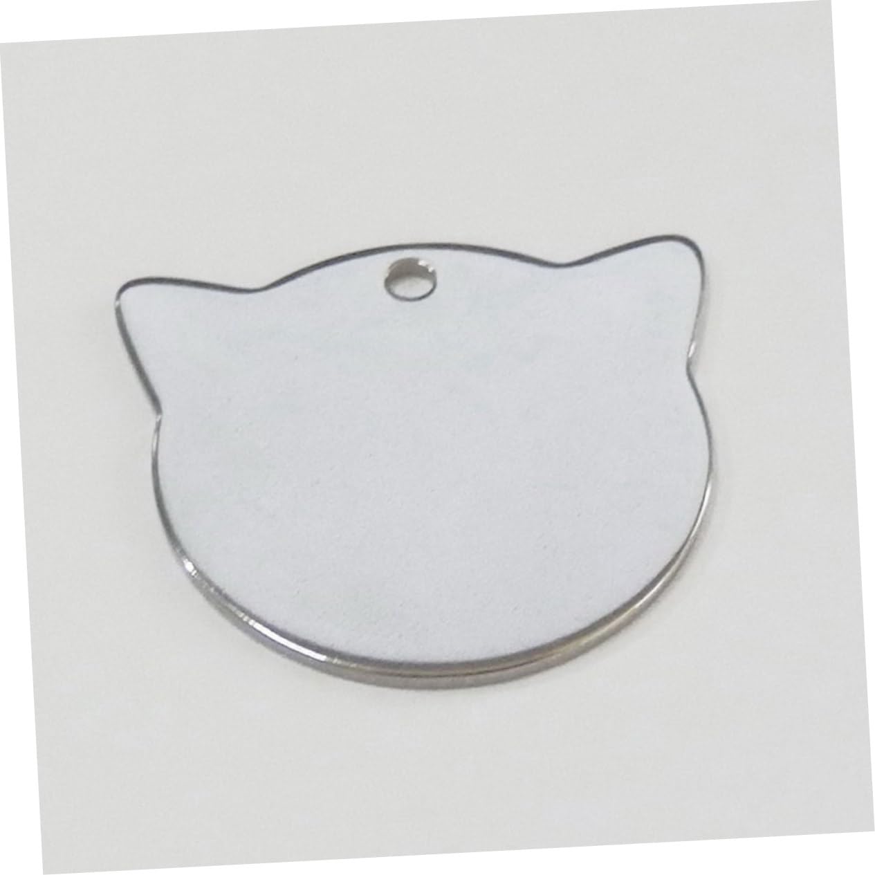 Happyyami 50stücke Edelstahl Haustieranhänger Leerer Id Tag Für Hunde Robuste Kette Gravur Zubehör Für Welpen Korrosionsbeständig Und Leicht Silber Gemischte Stile