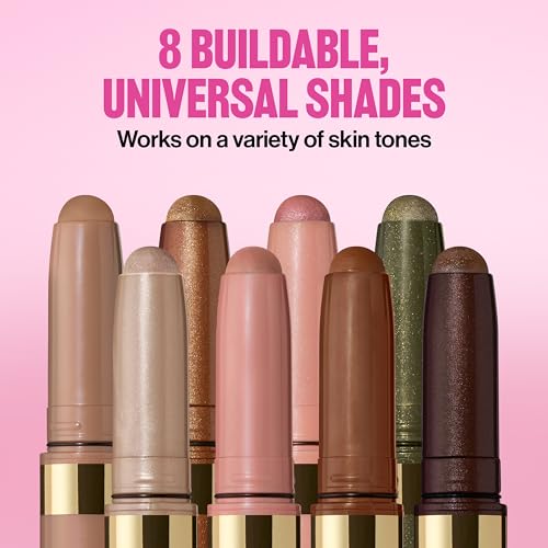 REVLON Glimmer Shadow Multi-Stick, Eyeshadow, 103 Main Character | Multi-use shadow delivers all-day, fade-resistant color. Crease-proof, and waterproof. Built-in primer + jelly blender tip. - image 8