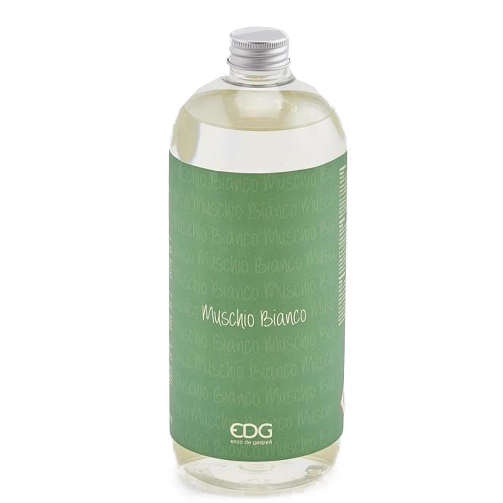 La zappa Ricarica per diffusore Ambiente Essenza Naturale, Profumo Intenso EDG (Muschio Bianco, 1 lt)