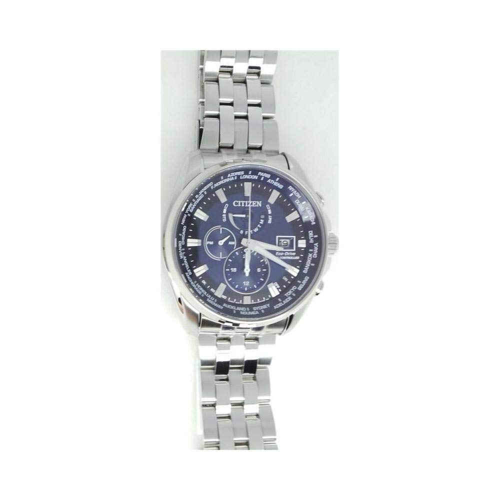 Citizen Herren Multi Zifferblatt Eco-Drive Uhr mit Edelstahl Armband