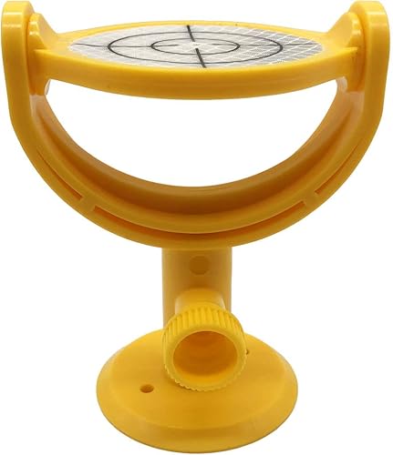 Miniatura 5 de Mini prisma topografía, prisma de topografía hoja reflexiva de la blanco con el tenedor MP103 con el punto de mira impreso