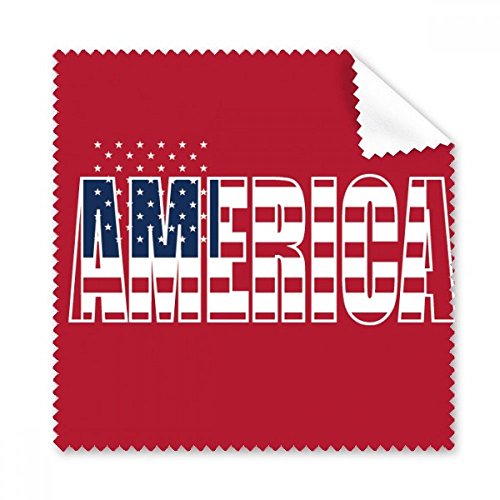 Tissu pour nettoyer le téléphone au bureau avec motif drapeau USA essuie-lunettes pack de 5