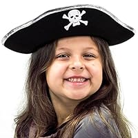 Algopix Similar Product 9 - Hard Tricorne Pirates Hat Halloween