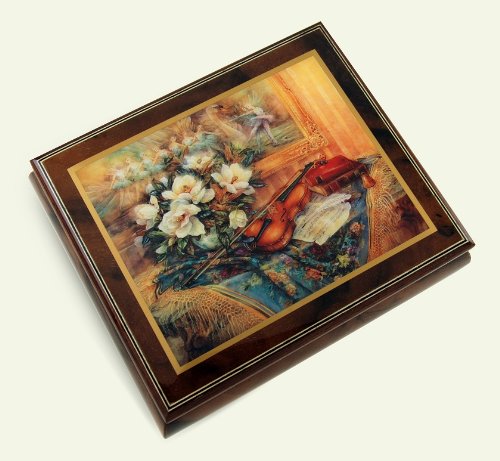 Amazon.co.jp: Exquisite Wood Tone Ercolano オルゴールジュエリー
