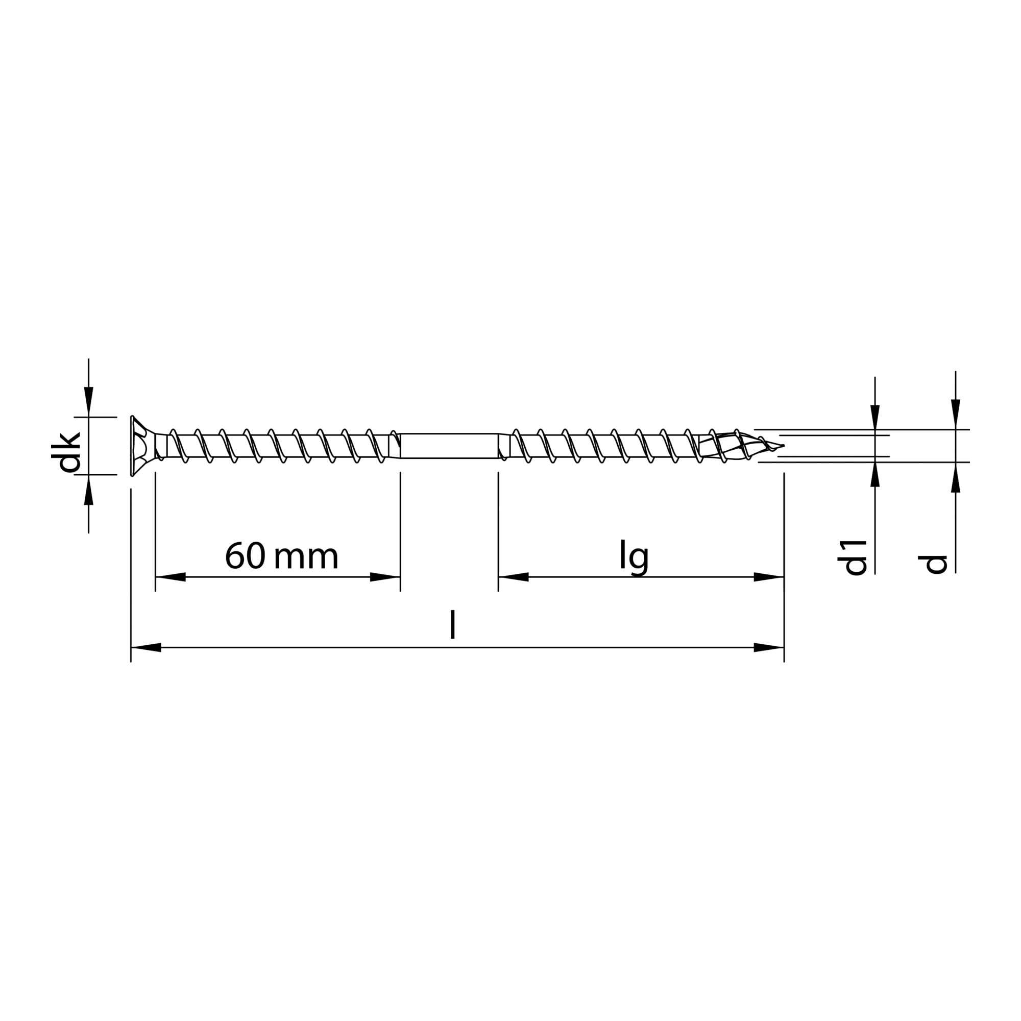 HECO-TOPIX-plus Therm 8,0 x 200, Senkkopf, HECO-Drive, UKG, A2K 50 Stk