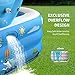 Inflatable Pool for Kids Family Oxsaml 98