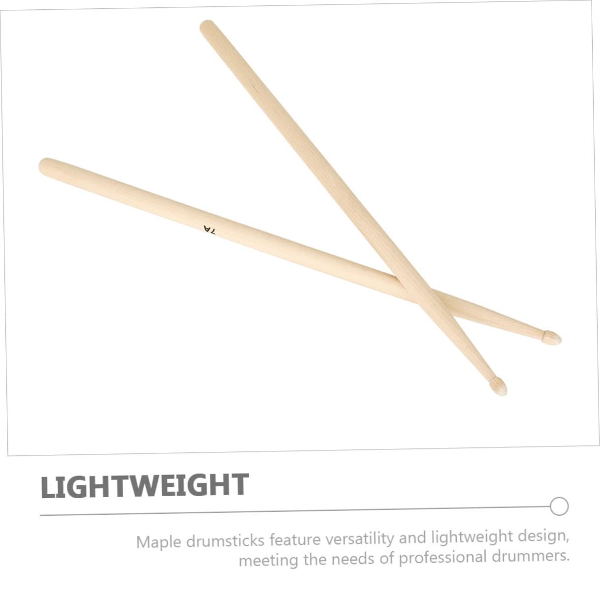 SUPVOX 12 Paare Ahorn Drumsticks Langlebige Percussion Sticks für Erwachsene Rutschfester Griff für Anfänger und Profis Geeignet für Orchesterübungen