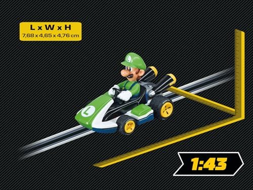 Carrera GO Nintendo Mario Kart 8 - Luigi 1:43 Scale Analog Slot Car image 5