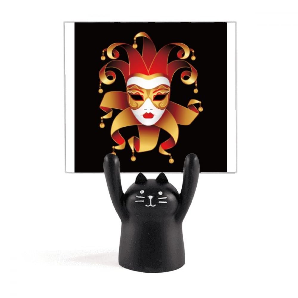 Support de mémo chat noir Venise idée cadeau originale - 4