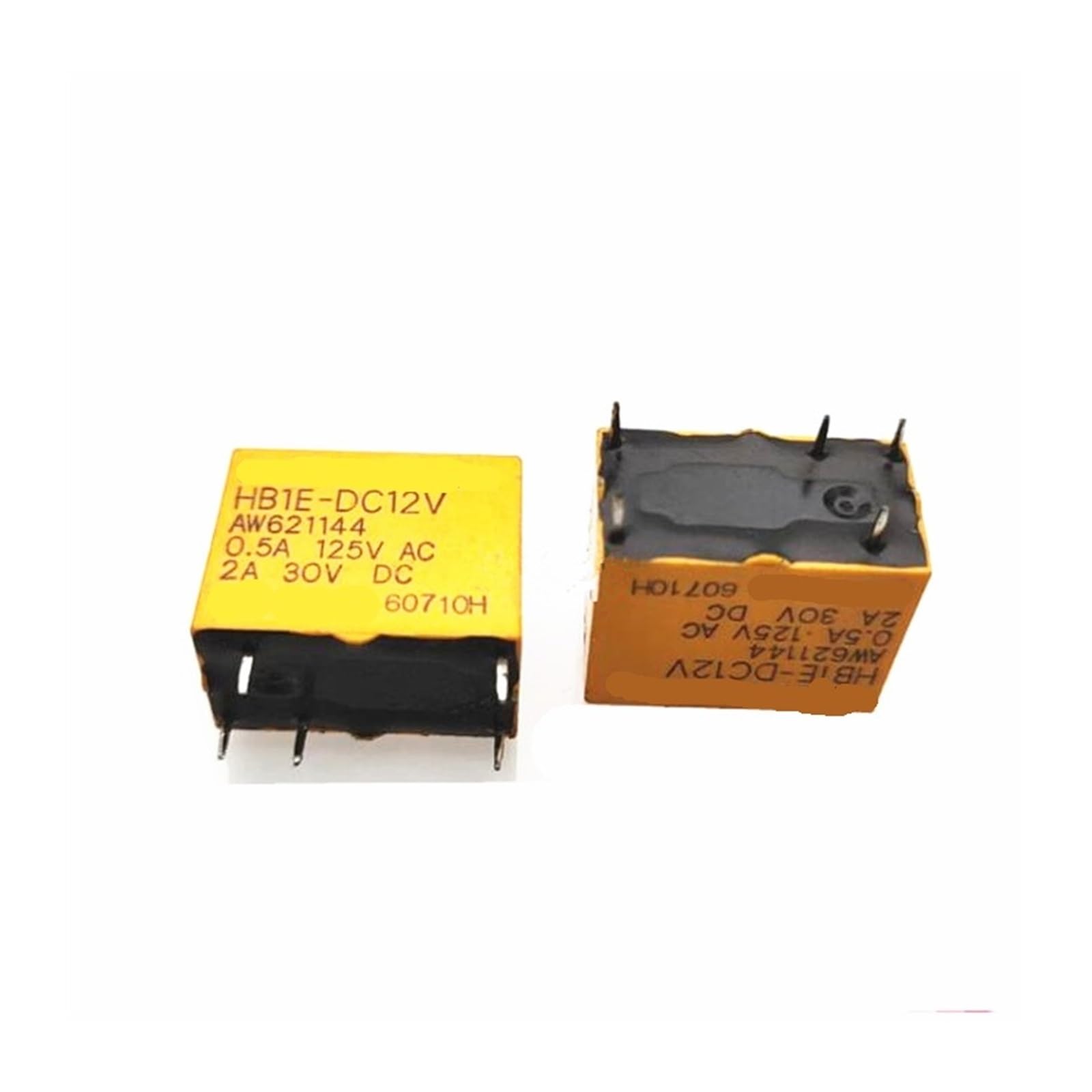 OSHZIKJII HB1E-DC12V HB1E-DC12V HB1E-DC12V 12V DCV12 12DCV 2A 5PIN Relay(5PCS)