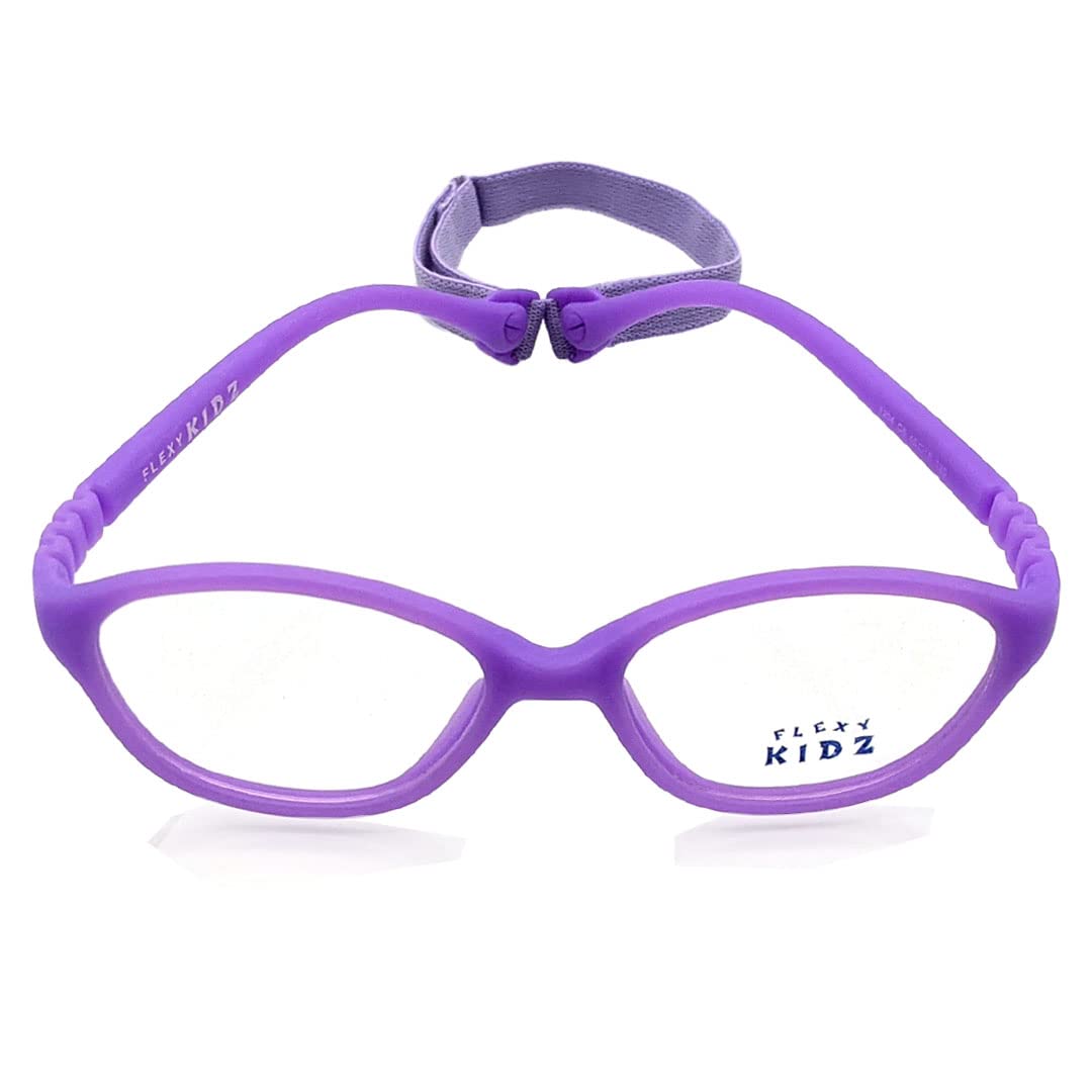 Flexi Kidz Blue Light Blocking Anti Glare Zero Power Unbreakable Eyeglasses Spectacle Frame Protection From TV Mobile La