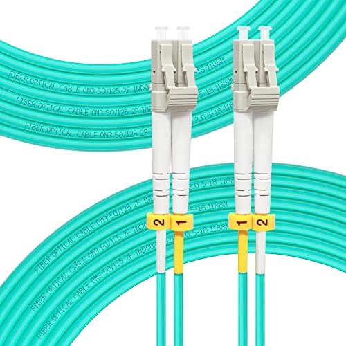 LC to LC Fiber Patch Cable OM3 Multimode 30M/98ft