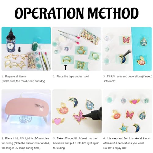 Osbang UV-100 Crystal Clear Hard Uv Resin Upgraded Formula Ultraviolet Fast Curing Resin thumb #4