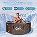 Upgraded Cold Plunge Tub, Inflatable Ice Bath Tub for Athletes, Large 212 Gallon Ice Baths at Home or Outdoor - 59 L x 32