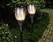 Produktbild Solarleuchten Garten Fackeln Gartenbeleuchtung Flickering warmlicht IP65 wasserdichte Outdoor Deko Beleuchtung für Balkon Garten Pfad Landschaft Hofen Rasen Fahrweg (2er Set)