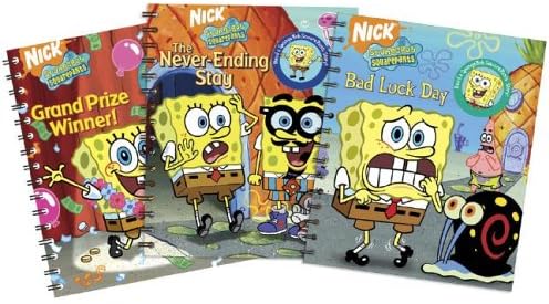 Story Reader SpongeBob 3 Pack Bad Luck/Never Ending/Grand Prize
