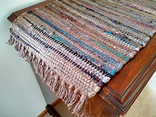 Sturbridge 13" X 36" Primitive Table Runner In Tobacco Brown, Woven Cotton #TOP5