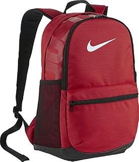 NIKE Unisex Brasilia Medium Backpack, University Red/Black/White, Misc