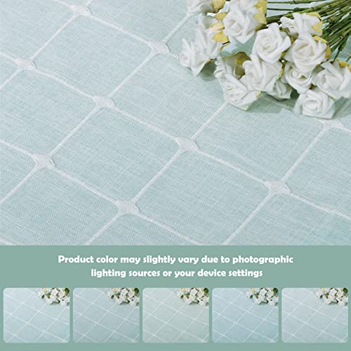Shunjie.Home 2 Pack Embroidered Plaid Valances For Kitchen, Boho Farmhouse Country Rustic Small Window Treatment Rod Pocket Curtain Valances For Bathroom And Cafe Windows thumb #7