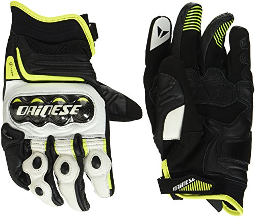 Dainese Carbon D1 Short Gloves Motorcycle Gloves, Black, Medium