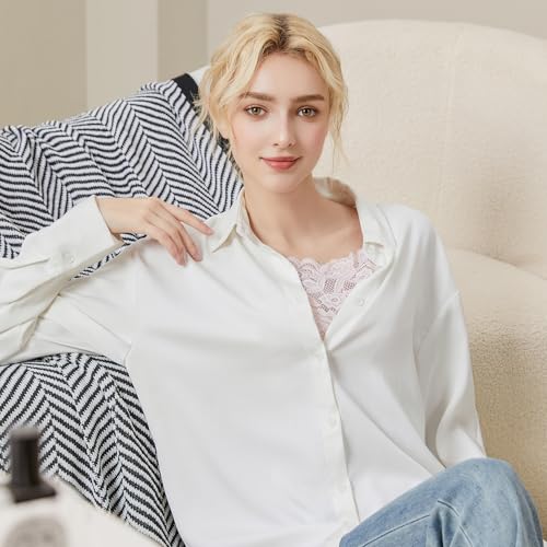 Lady Lace Wearable Mock Camisole Bra Insert Overlay Modesty Panel Vest.3