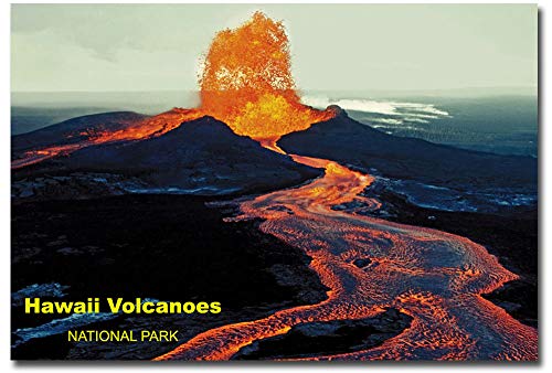 Imán decorativo Hawaii Volcanoes National Park 2.5 x 3.5 pulg miniatura 1