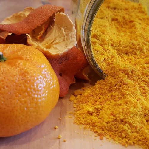 Organic Orange Peel Powder - Vitamin C Face Mask & Exfoliating Scrub | Skin, Hair & Acne Care | Dark Spot & Body Scrub | Vegan & Chemical-Free (100g) image 4
