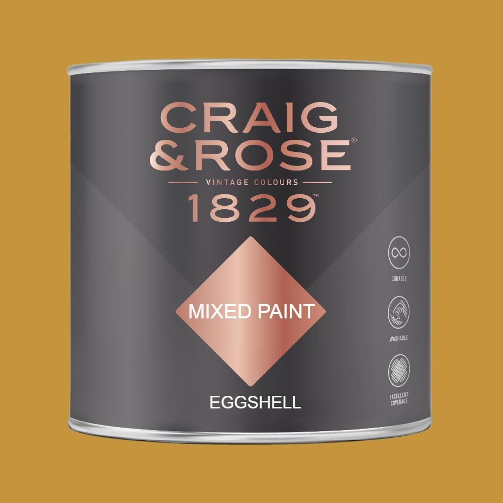 Paint Stop CRAIG & ROSE 1829 EGGSHELL FRENCH OCHRE 750ML