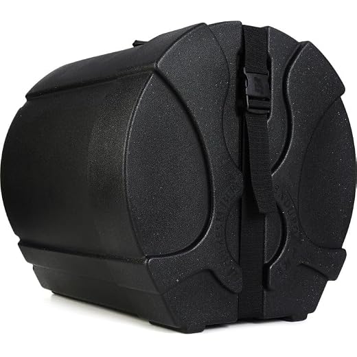 Humes & Berg Enduro Pro Foam-Lined Floor Tom Case - 16 Inches X 16 Inches - Black Sparkle