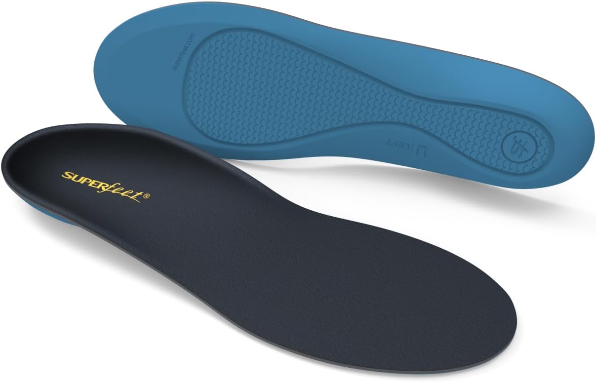 Superfeet Work Memory Foam Insoles – All-Day Comfort for Work Boots Safety Toe Shoes and Long Shifts - 10 Men / 11 Women