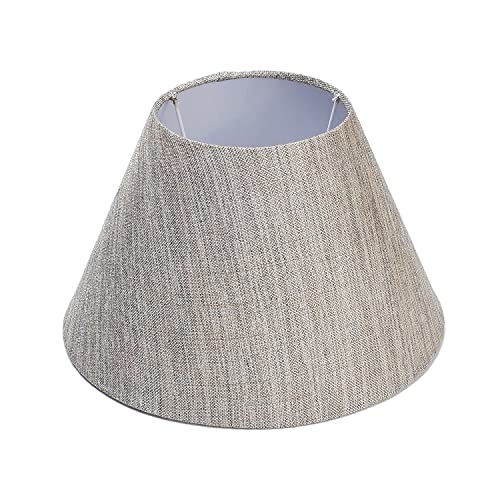 Image of Lamp Shade,Fabric Floor Lamp Shade for E27 Base UNO Style with Adpter for E14 Base Fabric Hand Crafted (Coffee Gold)