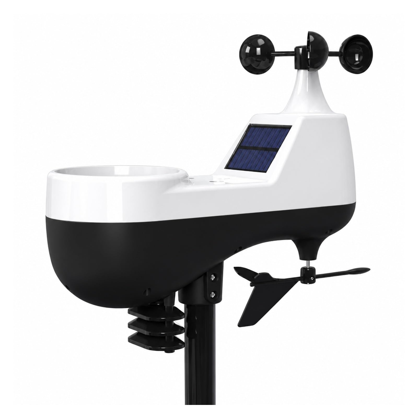 Deszczomierz, Stacja Pogodowa Wi-Fi Higrometr Termometr 5107wifi(Black)