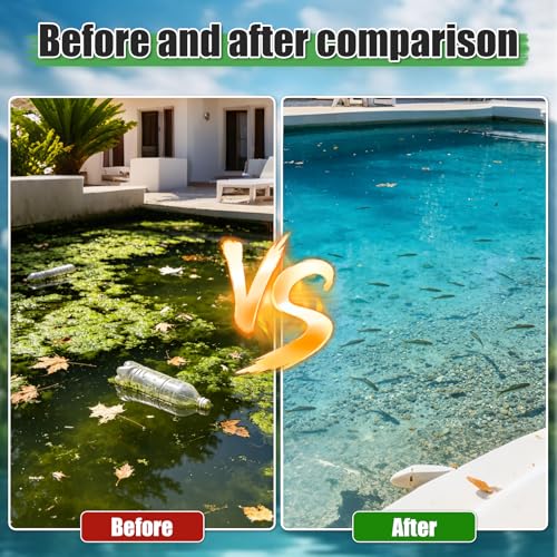 39.37" Wide Floating Debris Collector for Lakes & Ponds Extremely Durable Net Lightweight Aluminum Frame Multi-Layer Overlock Fabric 13FT Rope Quick Setup Pond Leaf Skimmer for Small & Medium Ponds by Hohnezl - Image 4