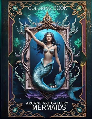 Mermaid Coloring Book – THE ARCANE ART ...