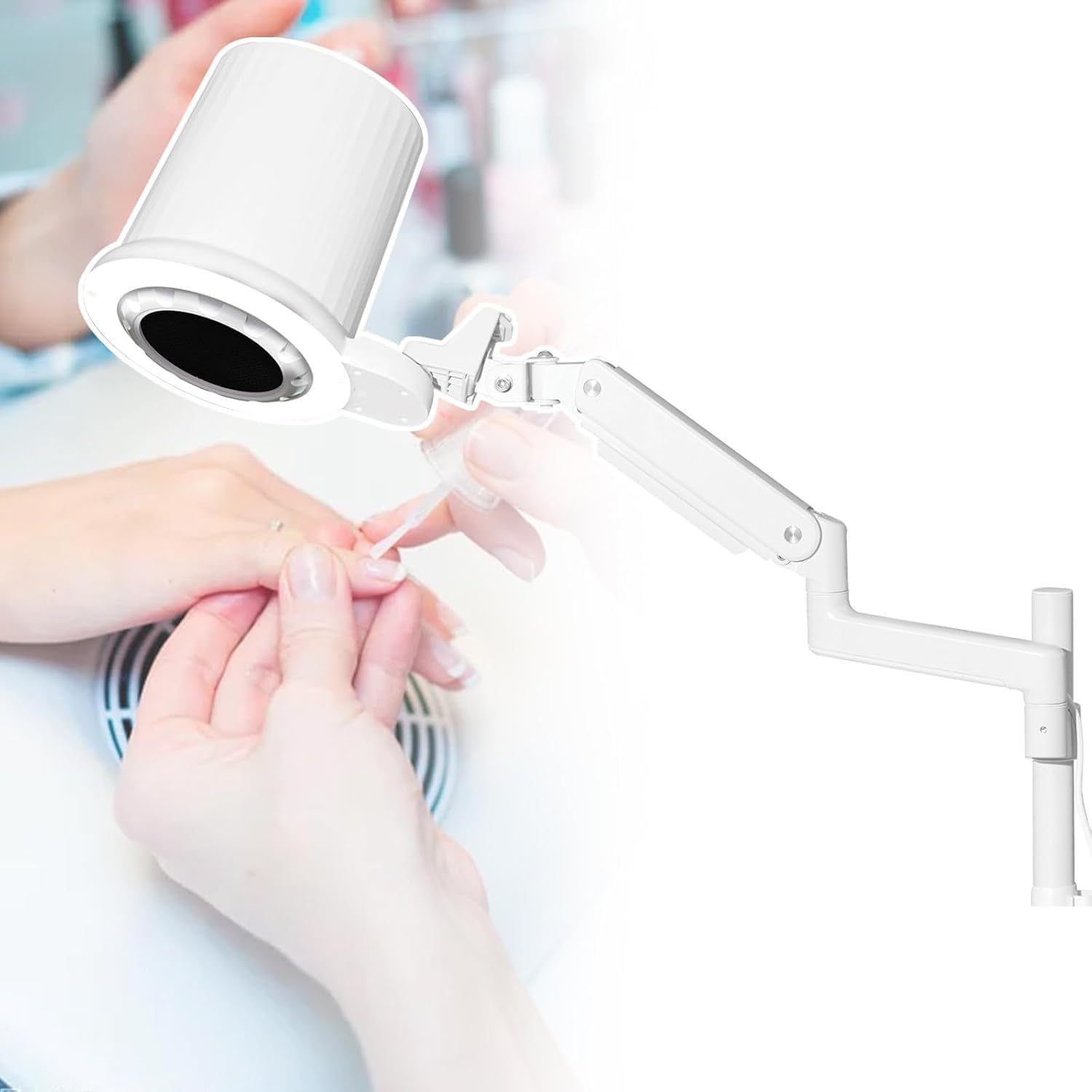 80W Nail Art Duster Aspirapolvere da Tavolo Aspirapolvere Strumenti per Nail Art Ventola per Nail Art per Nail Art