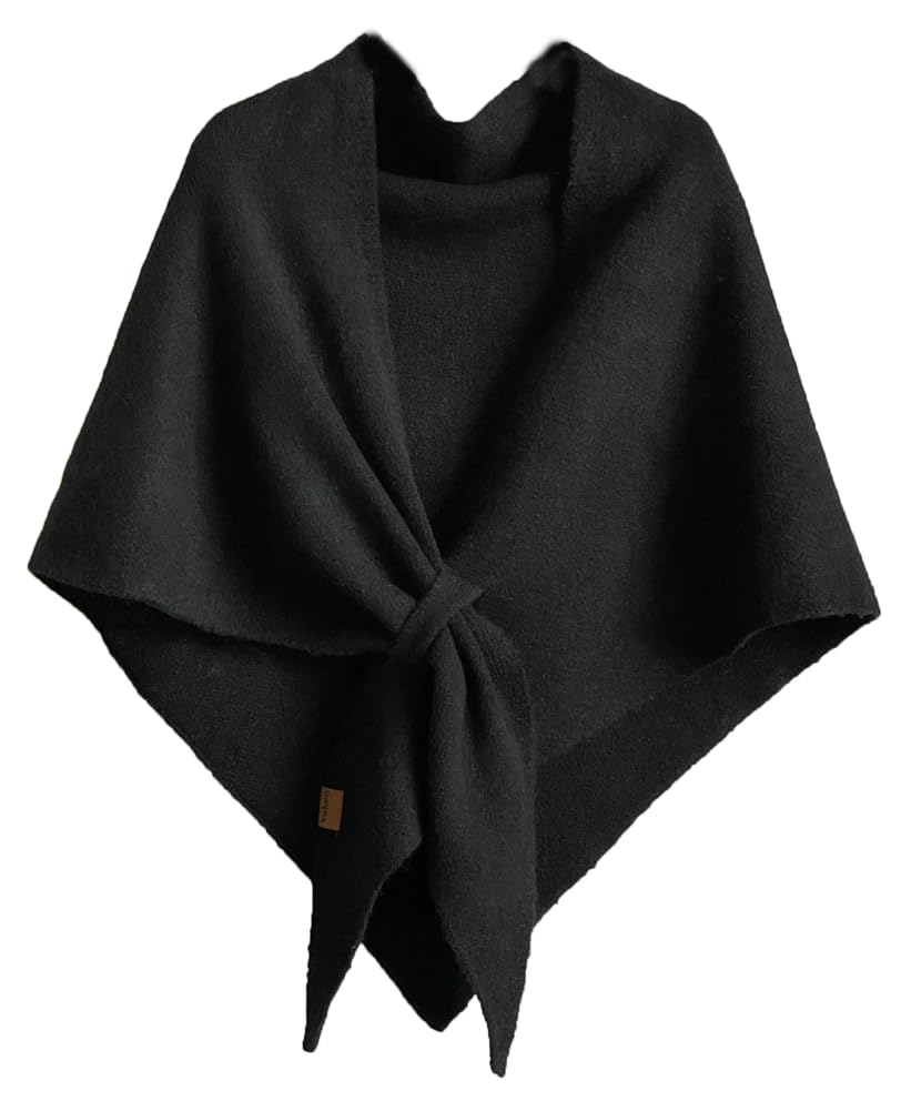 Winter Shawl Wraps Women Knitted Shawls and Wraps Cardigan Cape Wool Pashmina Shoulder Top Sweater Shawl Scarf 2025