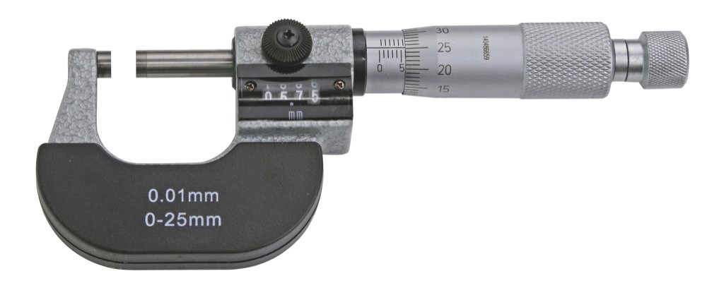 Micrómetro con contador, lectura 0,01 mm (75-100 mm)
