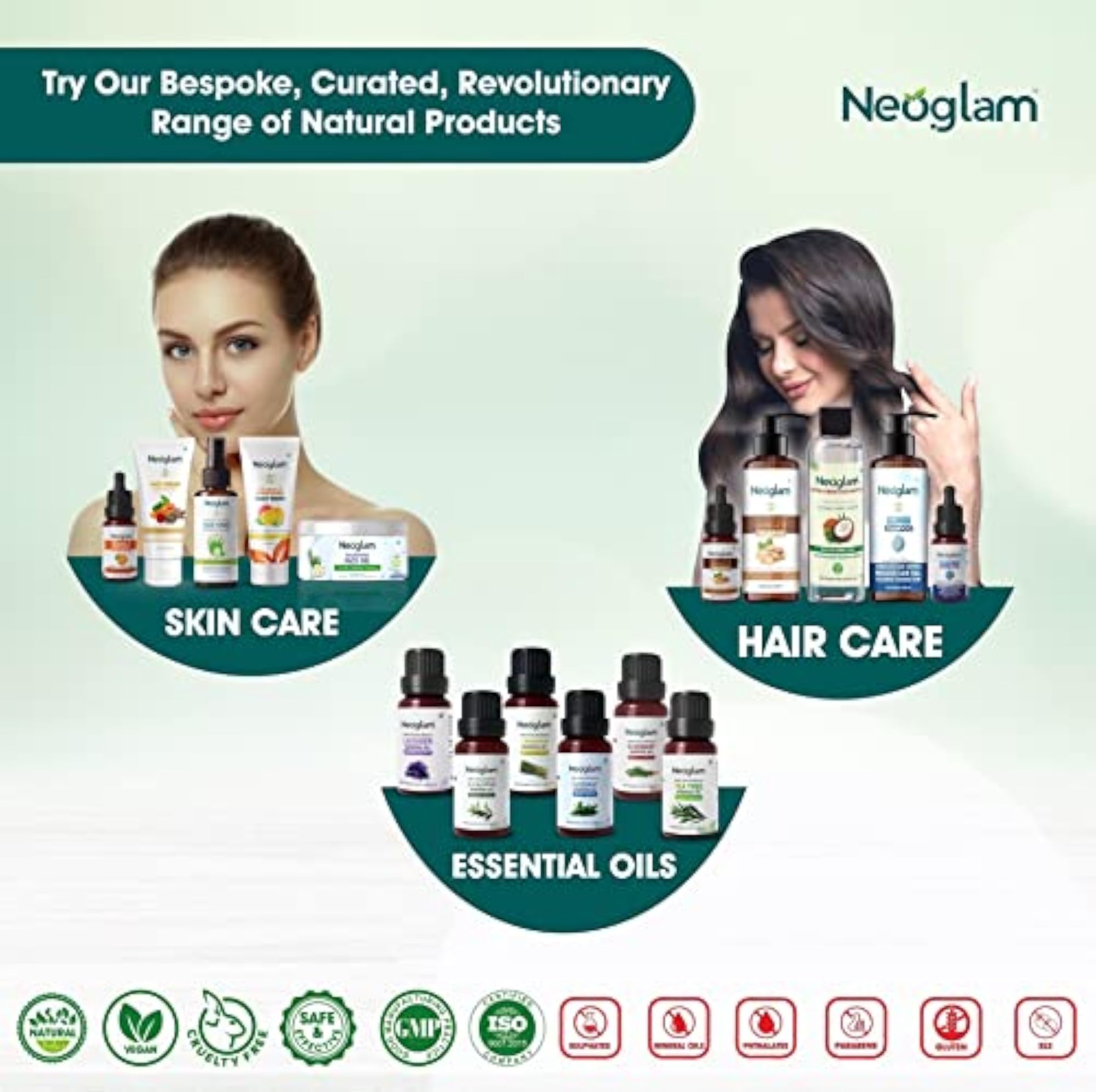 Neoglam Essential Oil, 100% Pure & Organic for Aromatherapy