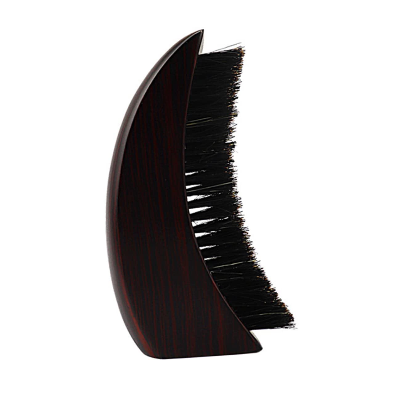 Healeved Travel Size Beard Brush Practical Salon Ergonomic Handle for Beard Care