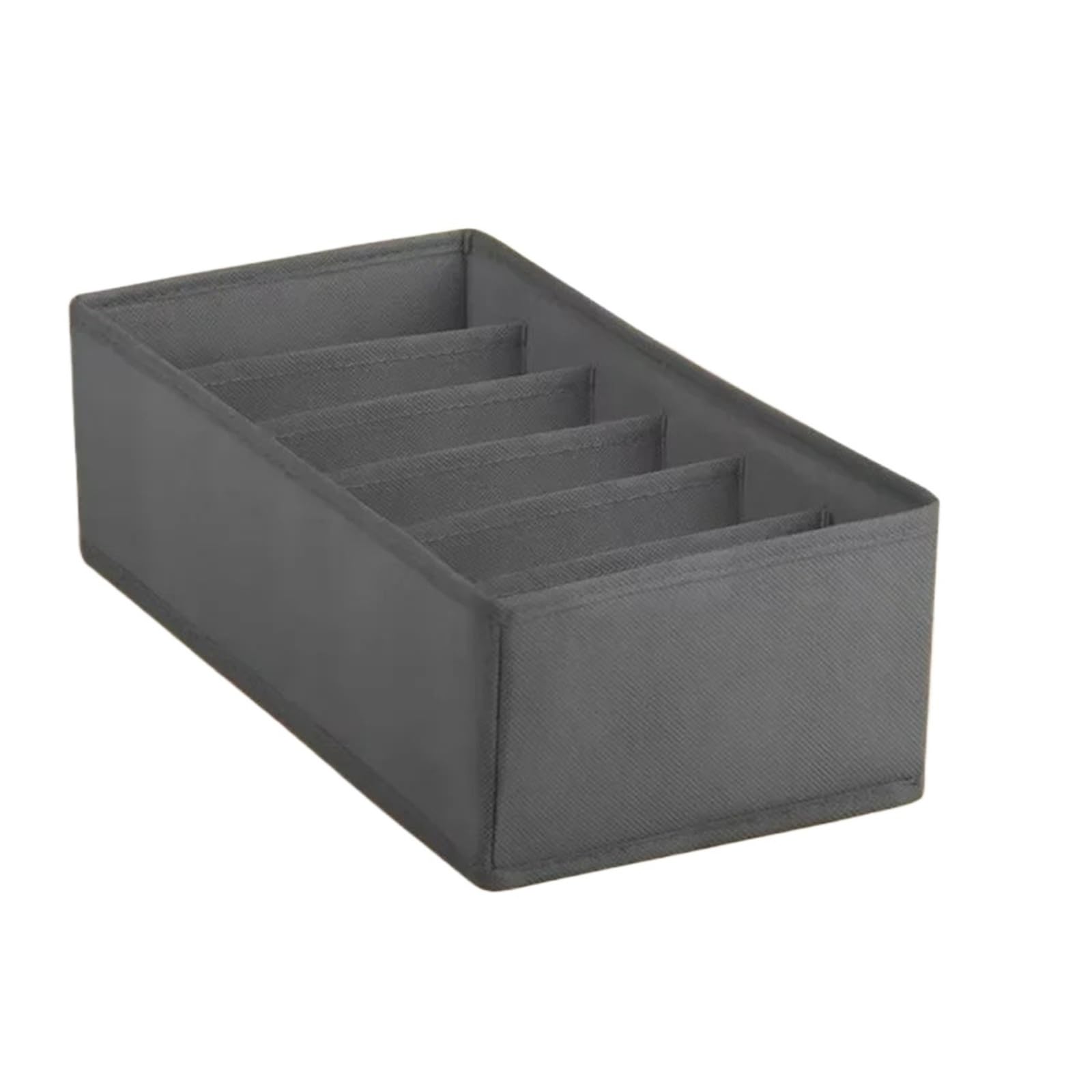 Organizzatore per cassetti di Biancheria Intima, Scatola Porta Calze, Reggiseno Pieghevole, Set da Sei Pezzi in Tessuto Non Tessuto.