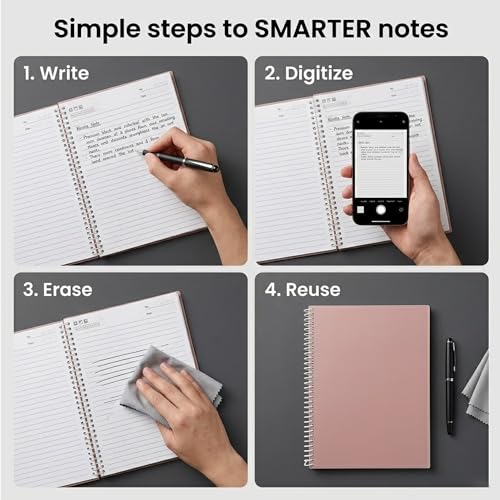 Tech Enthusiast Smart Erasable Notebook (Letter, Lined, 100 pages) — view 5
