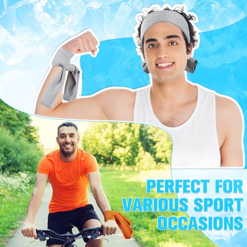 Image of Maitys 600 Pcs Cooling Towel Bulk for Neck and Face, Fresh Colors