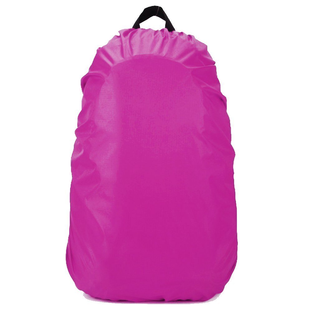 HugeStore 70L Waterproof Camping Hiking Rucksack Bag Rainproof Cover for Backpack Hot Pink