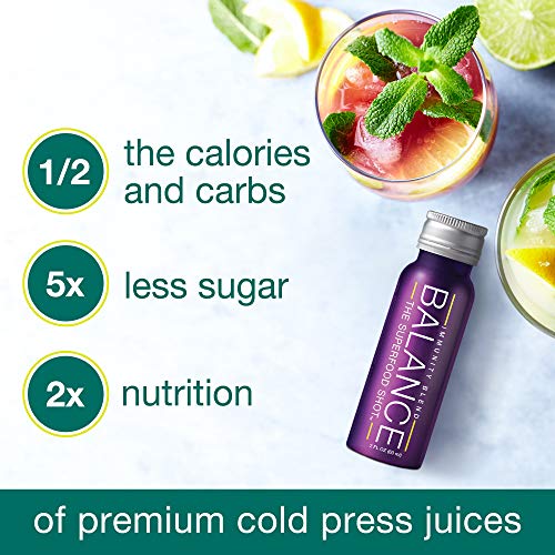 1/2 Day of Fruits & Vegetables plus Immune Support with Real Vitamin C. Organic Shots for wellness w/Sambucus Elderberry, Kids & Adults on the Go, Vegan, Gluten-Free (6 Pack) - Image 5