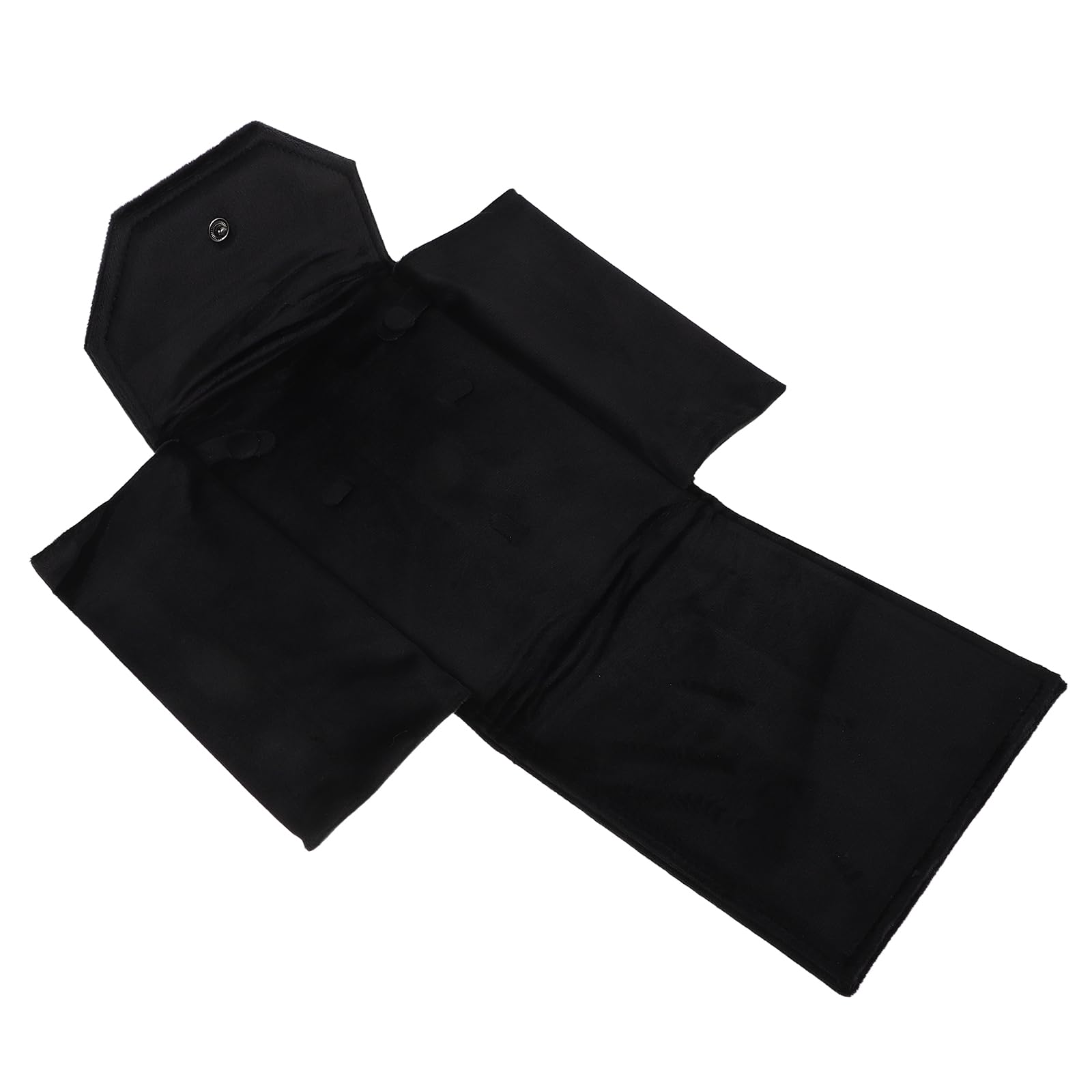 Organizador de viaje para collares antienredos con suave forro protector de terciopelo
