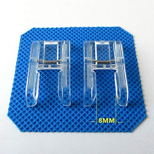 2 Pies Abiertos Transparentes para Puntada Satinada miniatura 2