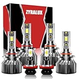 ZYRALUX Compatible for 2009 2010 2011 2012 2013 Toyota Corolla Multi-position Beam Driving Light bulbs, Enhanced Visibility Direct Installation, pack of 6